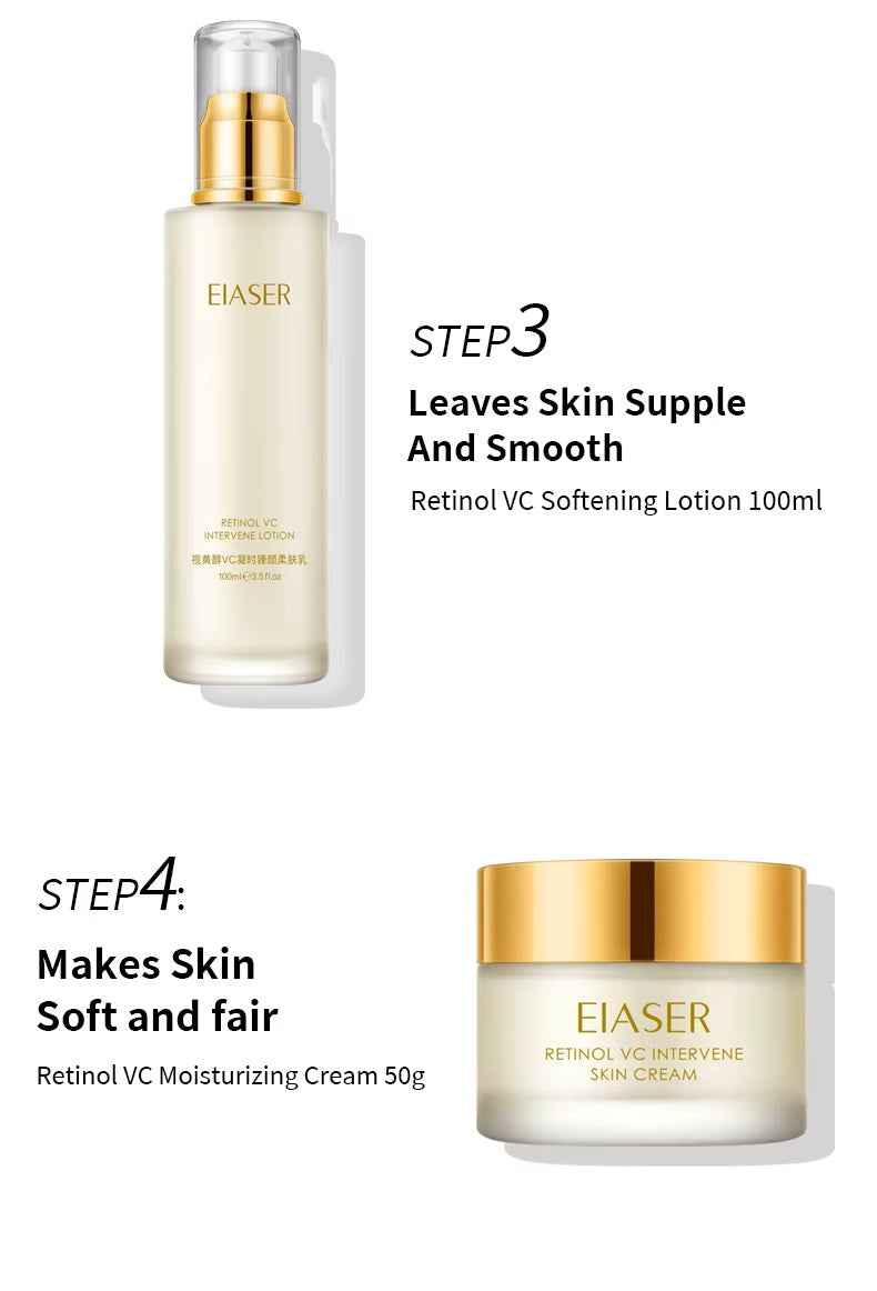 Retinol VC Repair Skincare Set – 12-Piece Anti-Aging Kit for Women