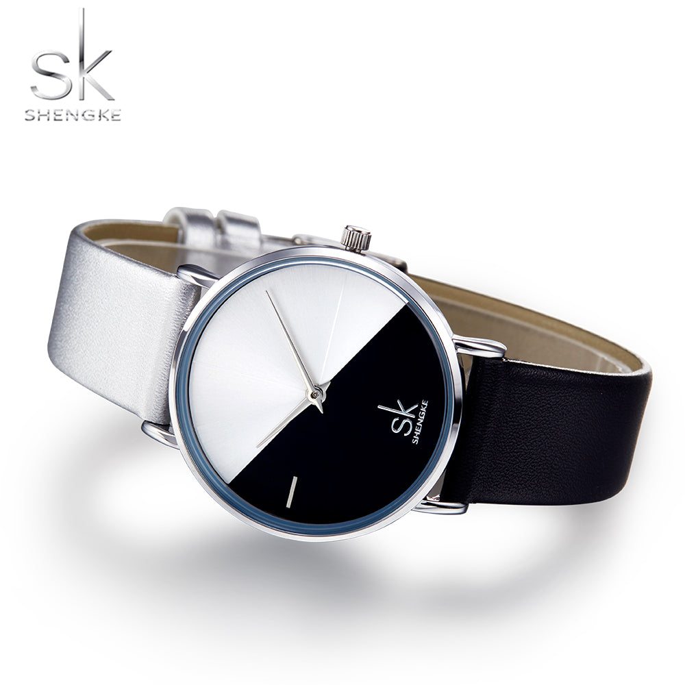 Shengke K0095L Women’s Quartz Watch – Moissanite Dial, Elegant Design