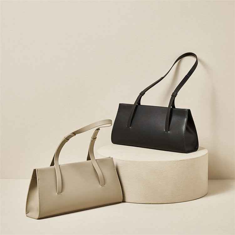 Leather East to West Handbag - Premium Quality Designer Sling Bag