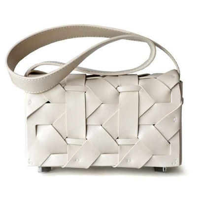 Woven Leather Crossbody Bag – Handmade Designer-Inspired Shoulder Bag