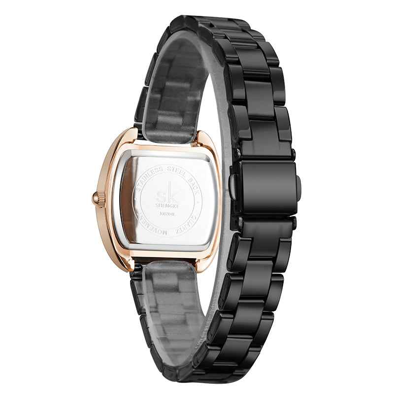 Shengke Ladies Wrist Watch – Hot Selling Luxury Stainless Steel Women’s Design Relojes de Mujer