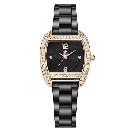 Shengke Ladies Wrist Watch – Hot Selling Luxury Stainless Steel Women’s Design Relojes de Mujer