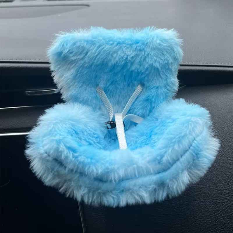 Labubu Plush Car Decor - Cute Air Vent & Console Accessories (Min. 5 Pcs)