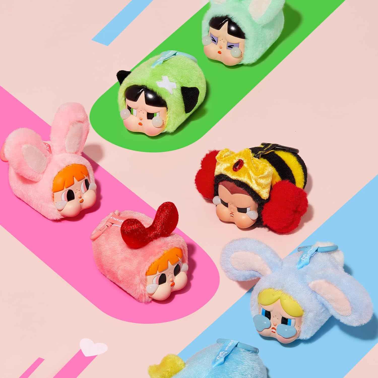 POP MART Crybaby Powerpuff Girls Plush Vinyl Blind Box Figure