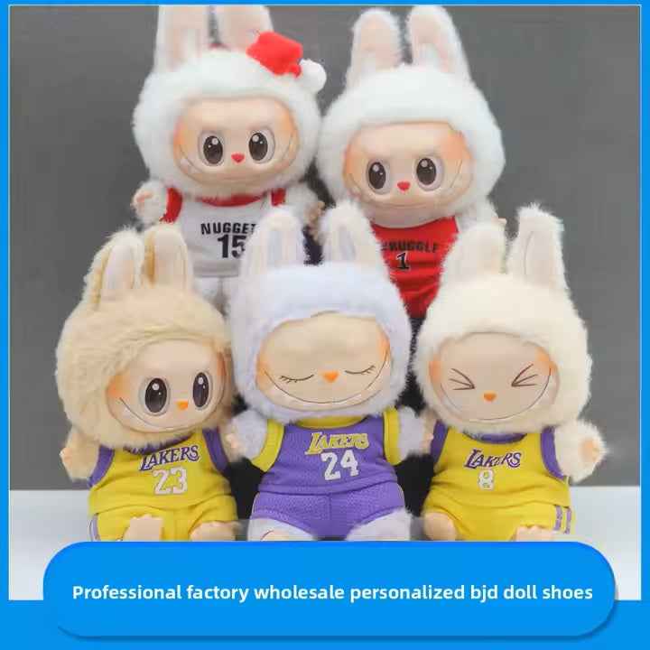 Labubu Basketball Outfit – 17CM Basketball Toy Keychain Blind Box