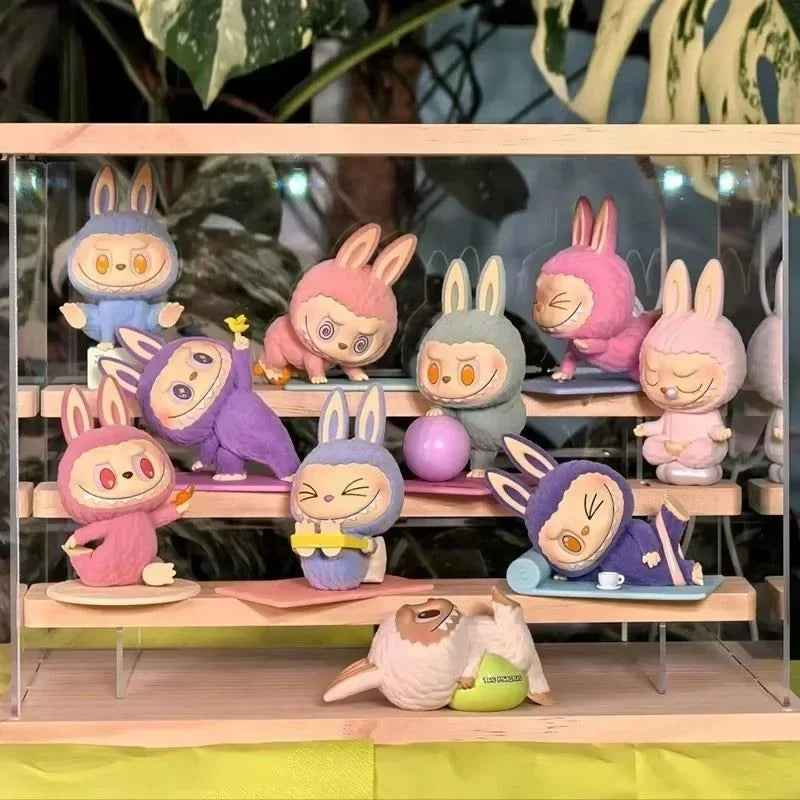 POP MART Labubu Lazy Yoga Mystery Box Figure Toy - Unbox the Fun!