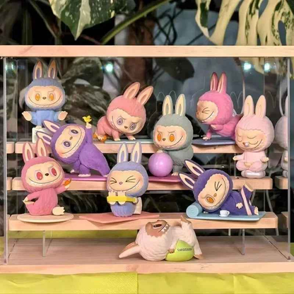 POP MART Labubu Lazy Yoga Mystery Box Figure Toy - Unbox the Fun!