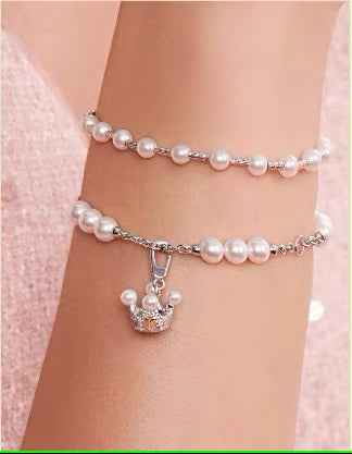 POP MART Labubu Popop Royal Molly Silver Necklace - 925 Silver Jewelry