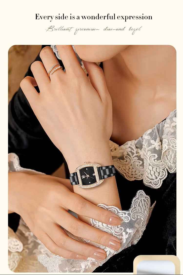 Shengke Ladies Wrist Watch – Hot Selling Luxury Stainless Steel Women’s Design Relojes de Mujer