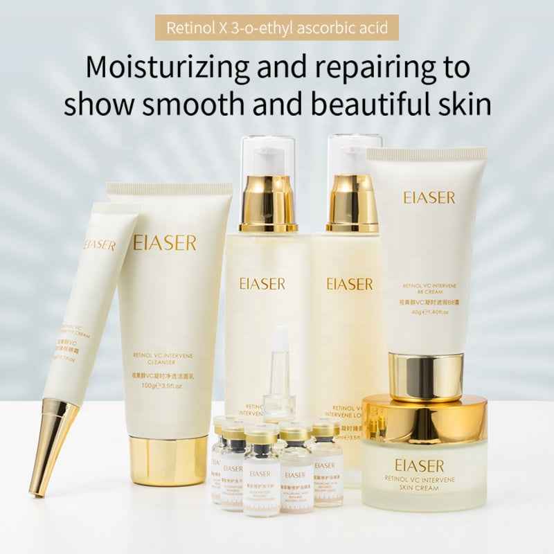 Retinol VC Repair Skincare Set – 12-Piece Anti-Aging Kit for Women