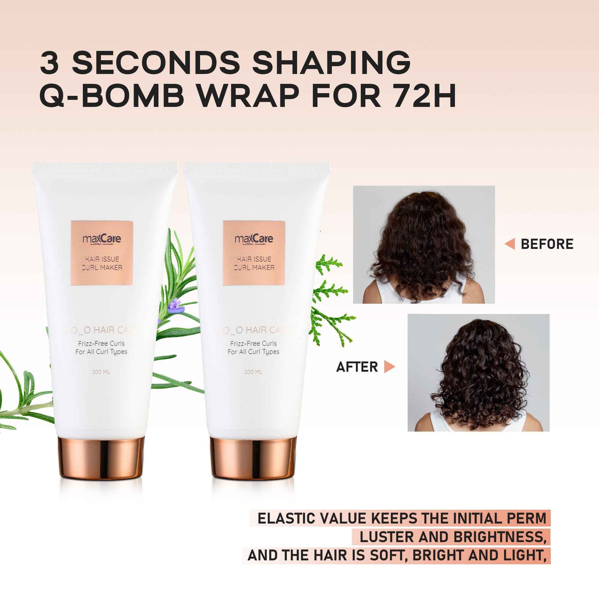 MaxCare Wash-Free Curl Maker – Nourish, Repair & Define Your Curls