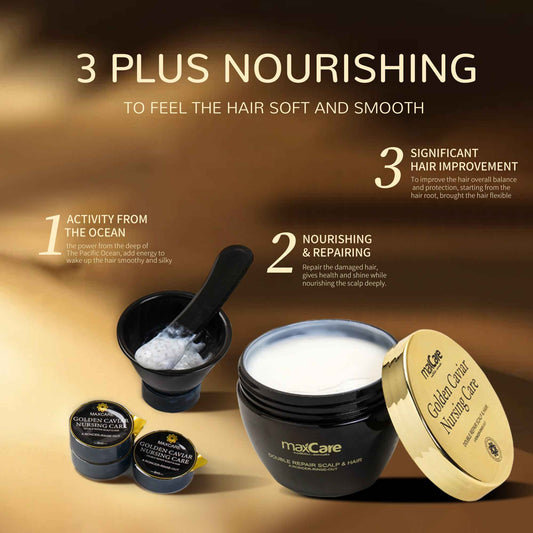 Maxcare Caviar Hair Mask – Radiant Shine & Repair