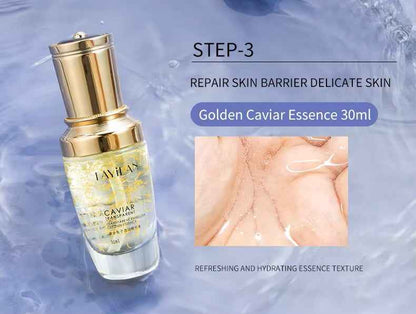 Herbal Caviar Peptide Anti-Aging Skincare Set for Women