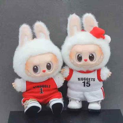Labubu Basketball Outfit – 17CM Basketball Toy Keychain Blind Box