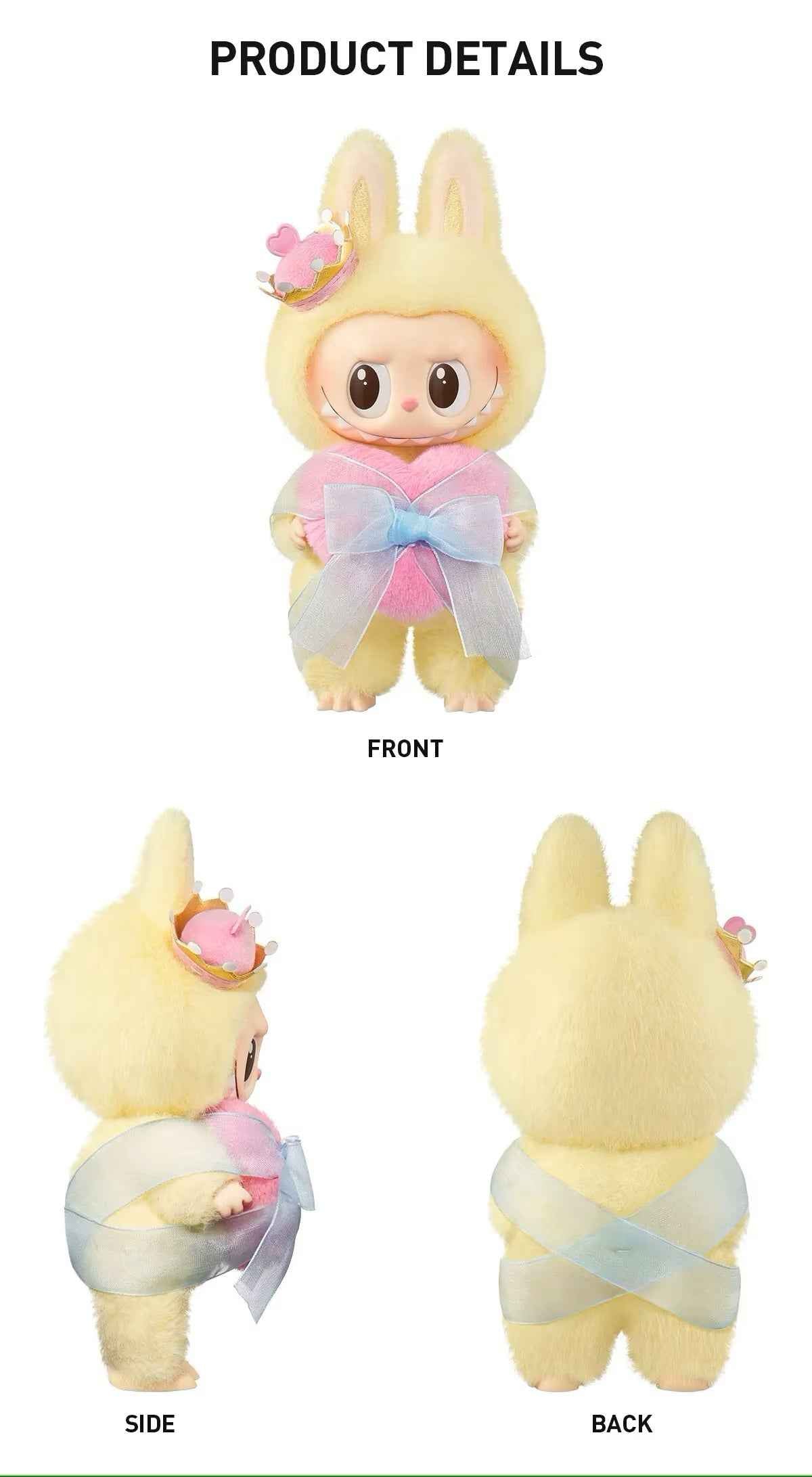 King & Queen Labubu Plush Toy Set – Pop Mart Official Combo