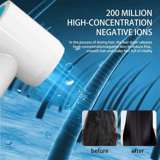 FivePlus 1600W Brushless Travel Hair Dryer – Ionic & Essential Oil