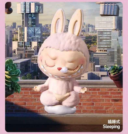 POP MART Labubu Lazy Yoga Mystery Box Figure Toy - Unbox the Fun!