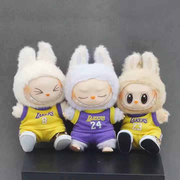 Labubu Basketball Outfit – 17CM Basketball Toy Keychain Blind Box