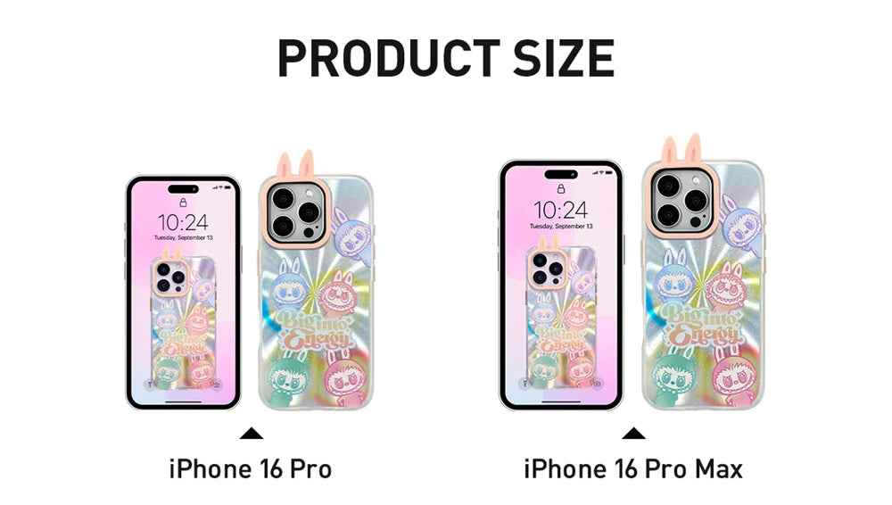 POP MART LABUBU Big Into Energy Series iPhone 16 Pro / Pro Max Case – Official MONSTERS Collection