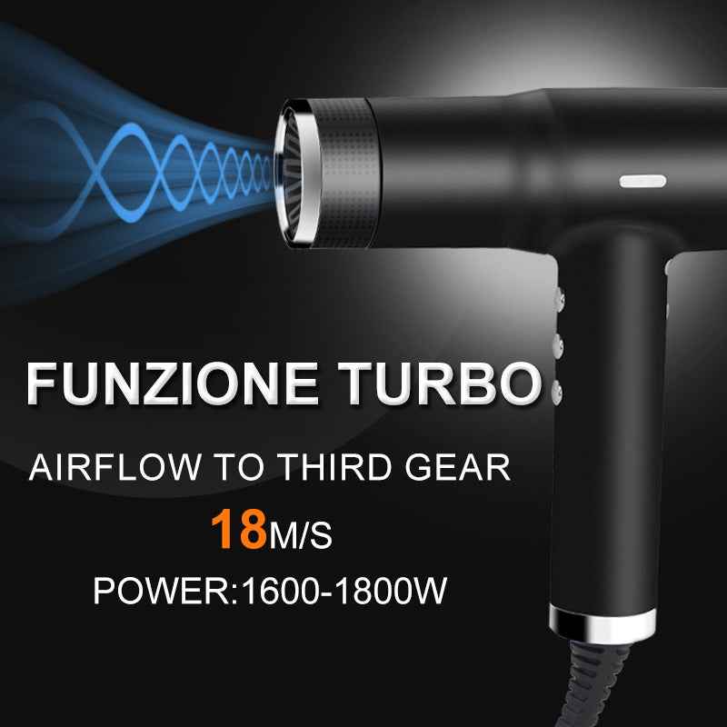 FivePlus 1800W Professional Hair Dryer – Negative Ion Blow Dryer