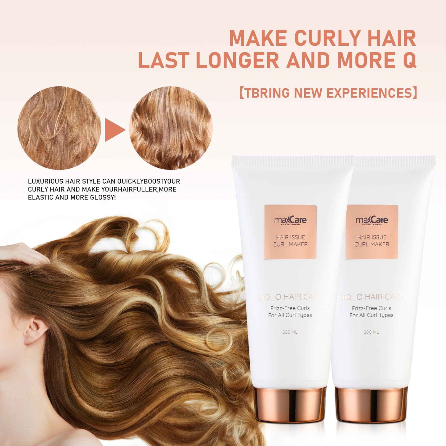 MaxCare Wash-Free Curl Maker – Nourish, Repair & Define Your Curls