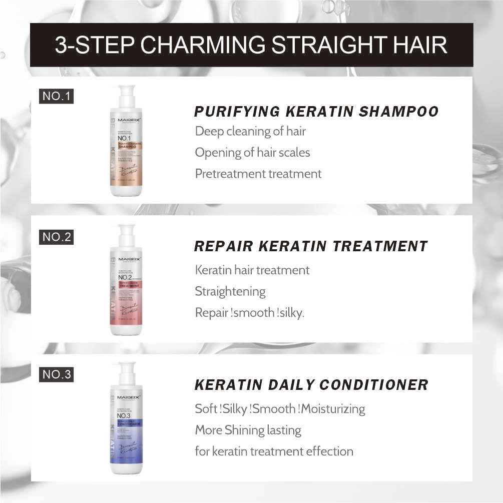 Professional Brazilian Keratin Hair Straightening Treatment - 780ml