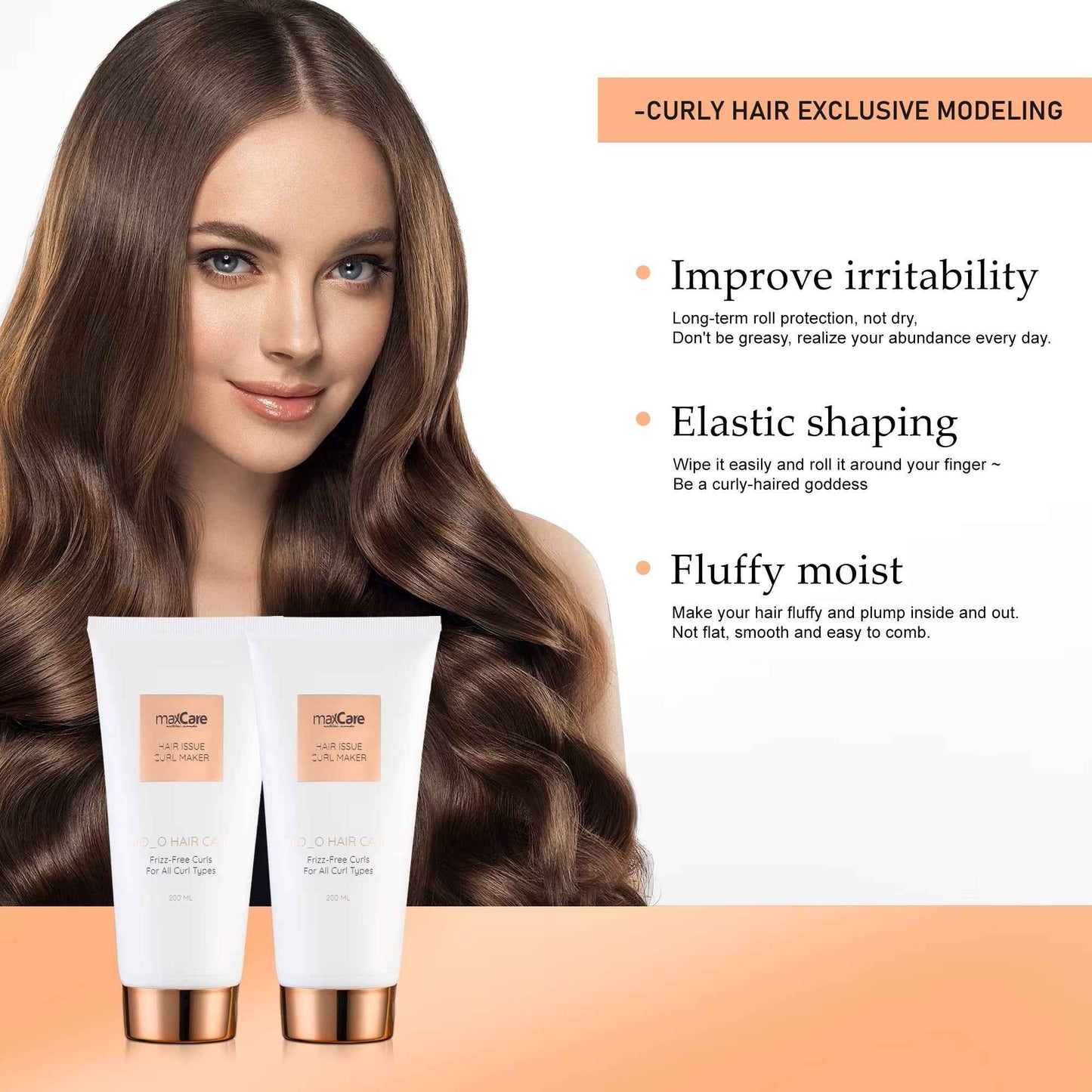 MaxCare Wash-Free Curl Maker – Nourish, Repair & Define Your Curls
