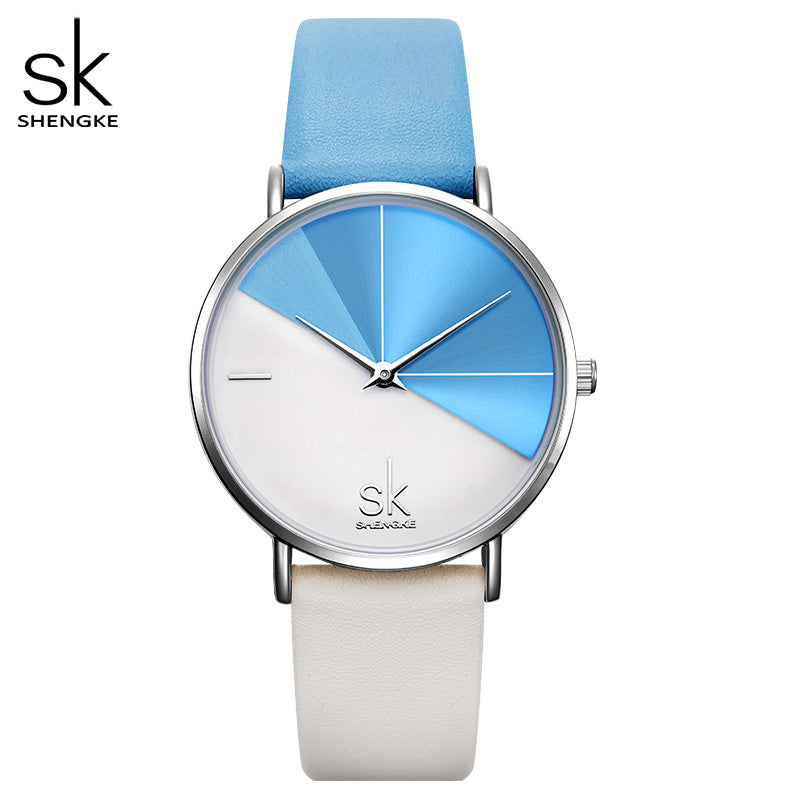 Shengke K0095L Women’s Quartz Watch – Moissanite Dial, Elegant Design