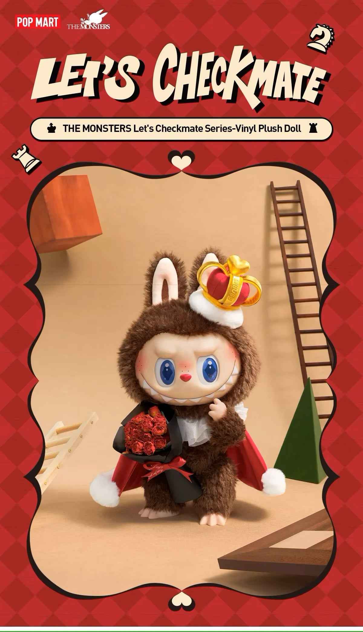 King & Queen Labubu Plush Toy Set – Pop Mart Official Combo