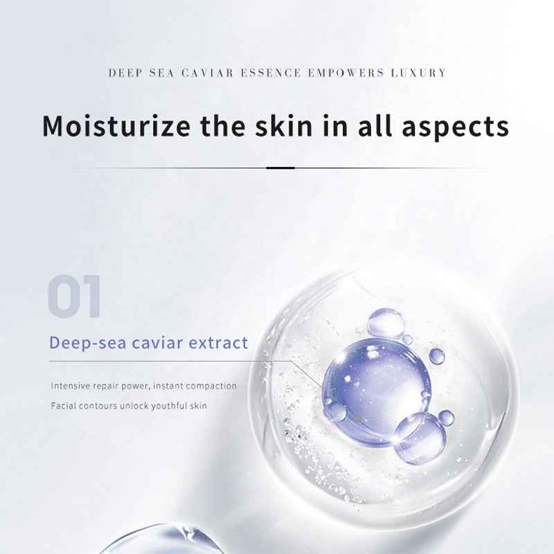 Herbal Caviar Peptide Anti-Aging Skincare Set for Women