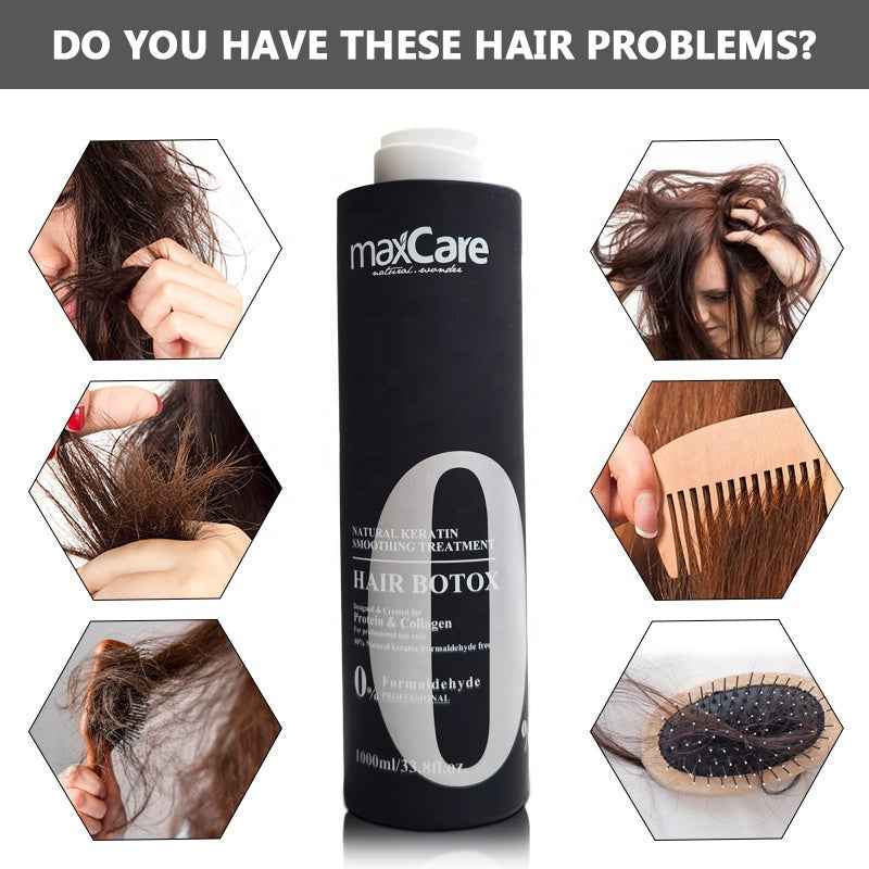 Maxcare 1000ml Hair Botox Treatment – Organic Herbal Nourishing Care