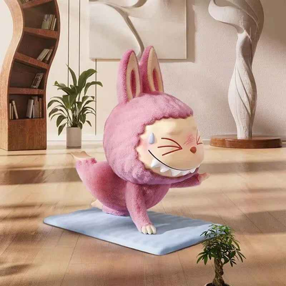 POP MART Labubu Lazy Yoga Mystery Box Figure Toy - Unbox the Fun!