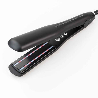 GLADAY Hair Straightener - 3-in-1 Red Infrared Titanium Tool, 230°C