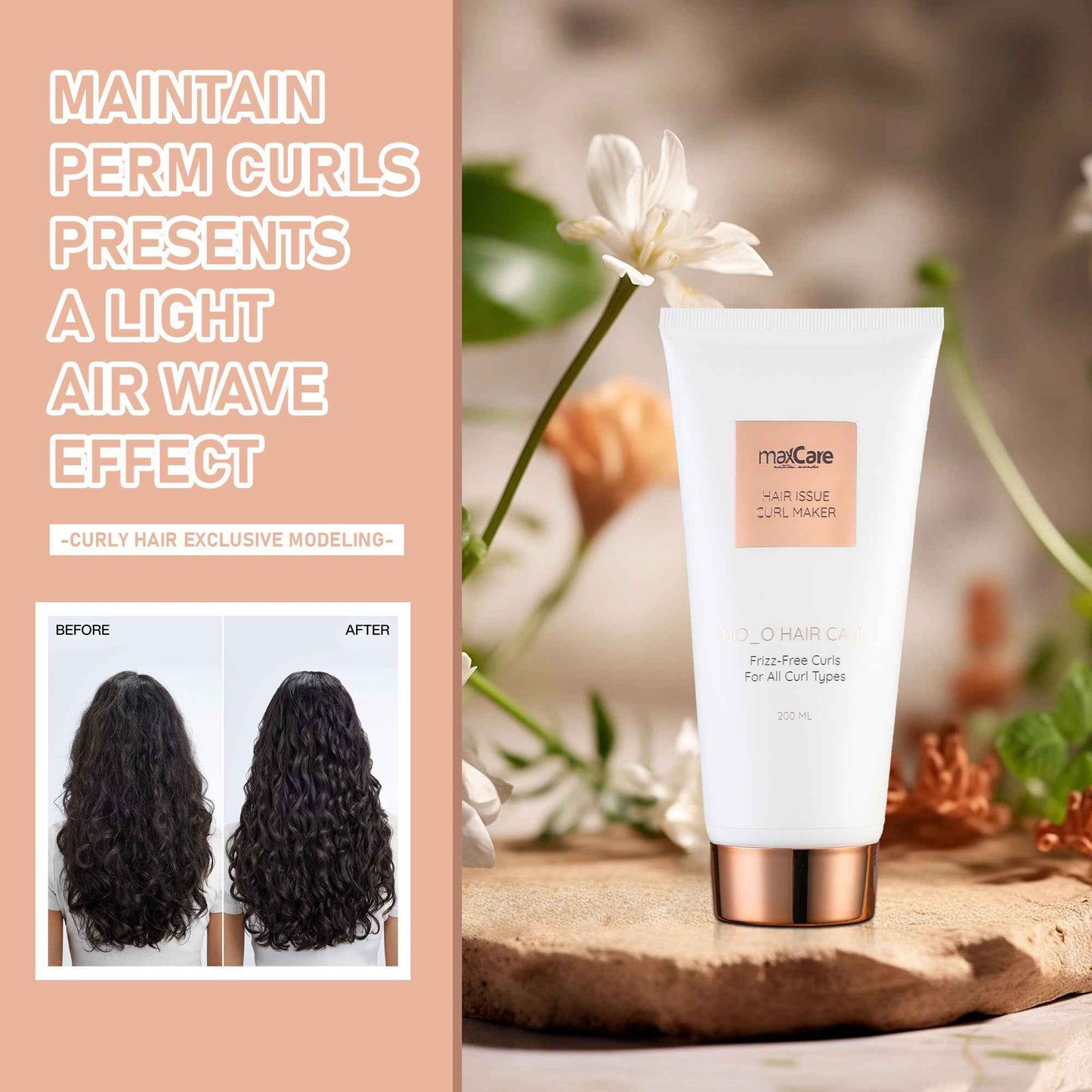 MaxCare Wash-Free Curl Maker – Nourish, Repair & Define Your Curls