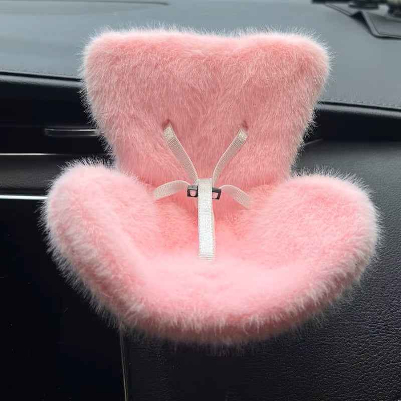 Labubu Plush Car Decor - Cute Air Vent & Console Accessories (Min. 5 Pcs)
