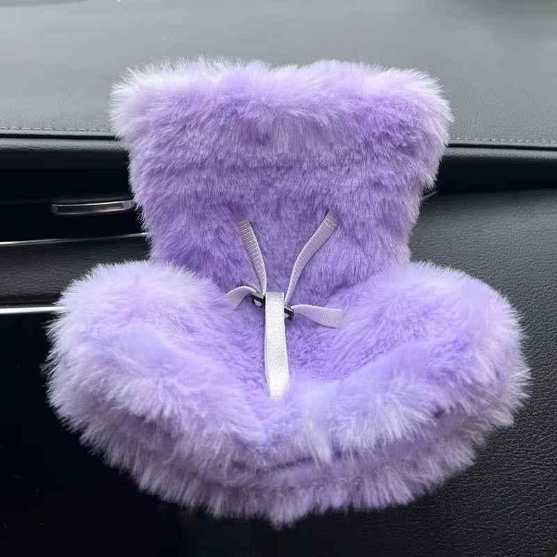 Labubu Plush Car Decor - Cute Air Vent & Console Accessories (Min. 5 Pcs)