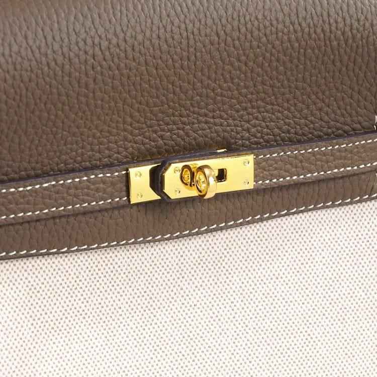 Luxury Leather Backpack Tote - Vintage Kelly-Inspired Design for Elegant Carrying