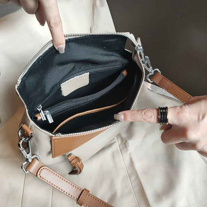 Luxury Genuine Leather Crossbody Shoulder Bag for Women