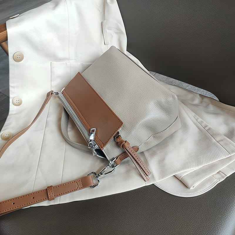 Luxury Genuine Leather Crossbody Shoulder Bag for Women