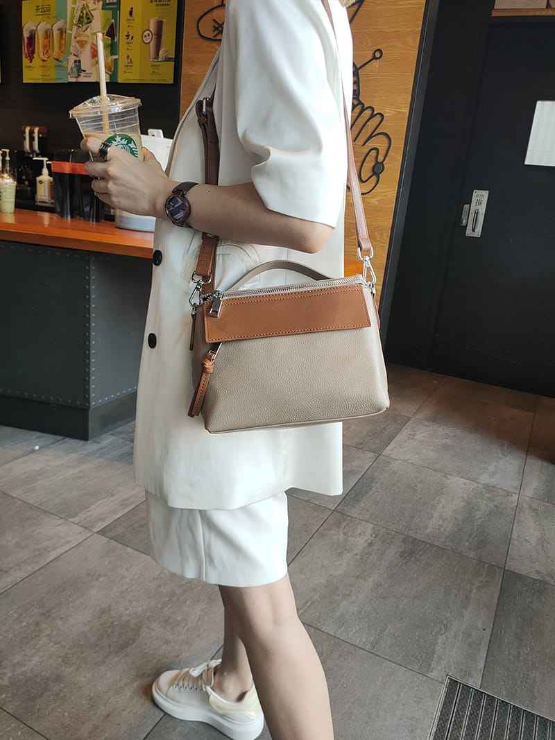 Luxury Genuine Leather Crossbody Shoulder Bag for Women