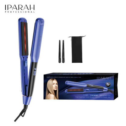IPARAH Ceramic Flat Iron Hair Straightener with Infrared & Negative Ions
